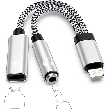 BV8000 pro イヤホンアダプター 大幅値下げ】NIMASO 2in1タイプCイヤホン変換ケーブル 60W急速